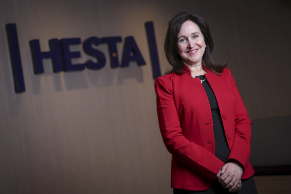 HESTA chief executive Debby Blakey says Facebook misinformation is a threat to public health. 