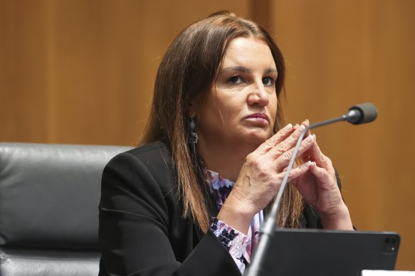 Senator Jacqui Lambie.