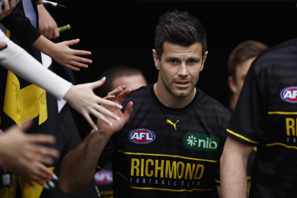 Trent Cotchin has sent almost 500 videos to fans on Swysh. 
