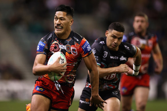 Talatau Amone has five days to respond to the NRL’s notice.