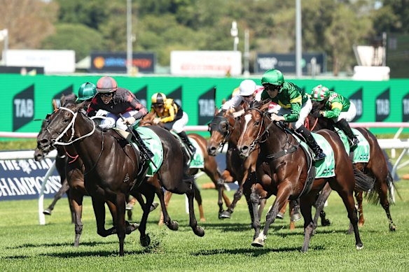 Belle Detelle was too good in the Adrian Knox Stakes on Saturday.