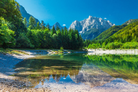 Outrageously scenic... Julian Alps in Triglav National Park.