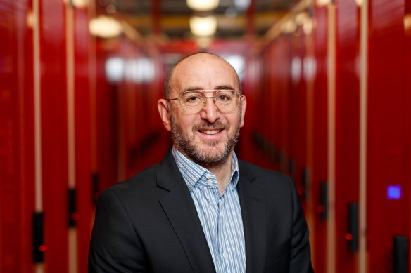David Dzienciol, of NextDC, says artificial intelligence is just “the next big wave” for the data industry.