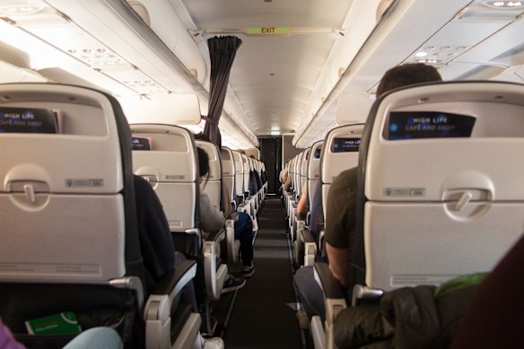There’s no seatback entertainment.