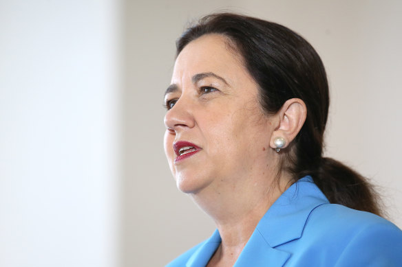 Queensland Premier Annastacia Palaszczuk. 