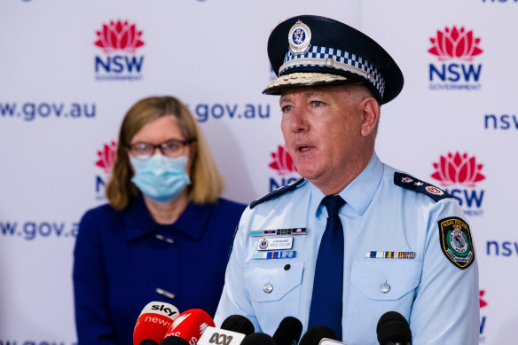 NSW Police Commissioner has defended a hardline approach to enforcing COVID-19 restrictions.