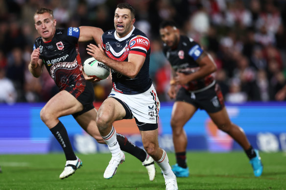 Roosters skipper James Tedesco will be rested for Saturday night’s game against the Storm.