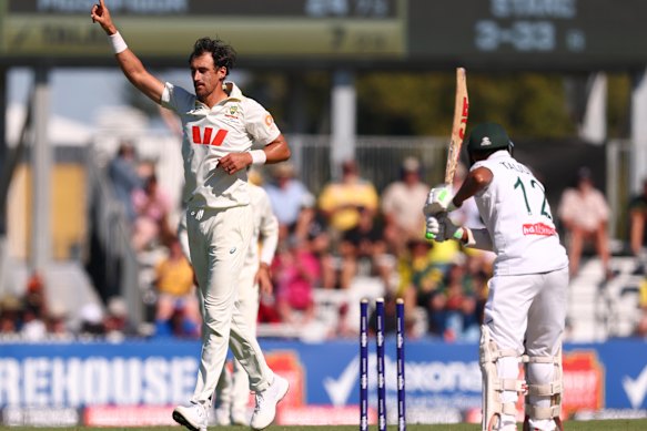 Mitchell Starc had a brilliant Test in Mackay.