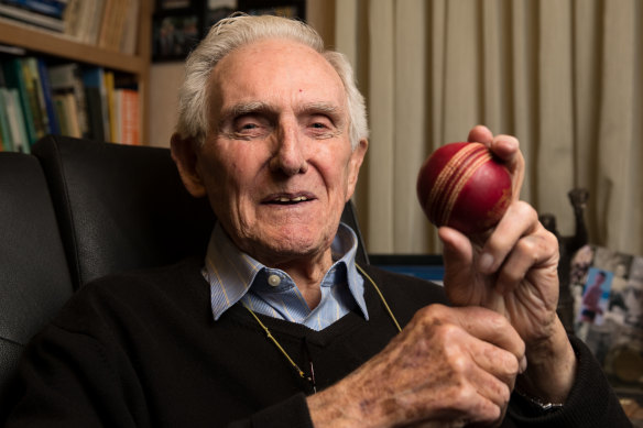 Former Australian cricketer Alan Davidson at 90 years old in Sydney,  June 7, 2019.