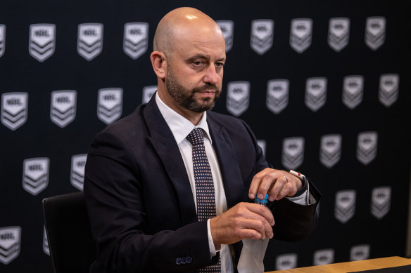 Todd Greenberg was out the NRL door this week.