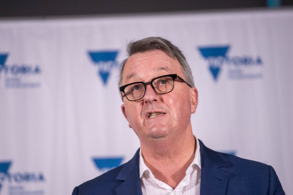 Victorian Health Minister Martin Foley. 