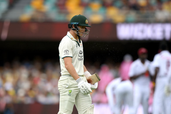 Marnus Labuschagne at the Gabba.