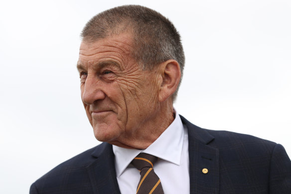 Outgoing Hawthorn president Jeff Kennett.