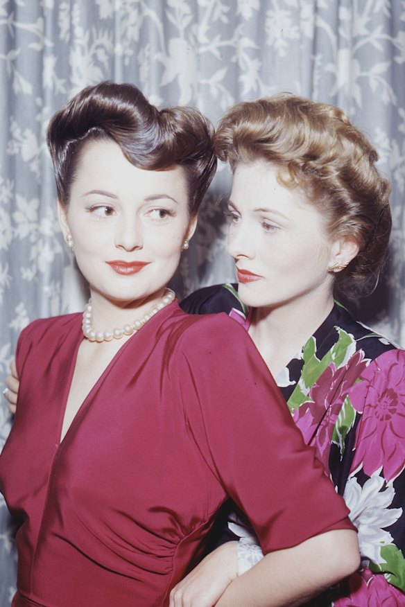Hollywood’s longest sibling feud, between Gone With The Wind star Olivia de Havilland, left, and sister Joan Fontaine, allegedly began when Olivia, then six, accidentally hurt her sister in a pool. 