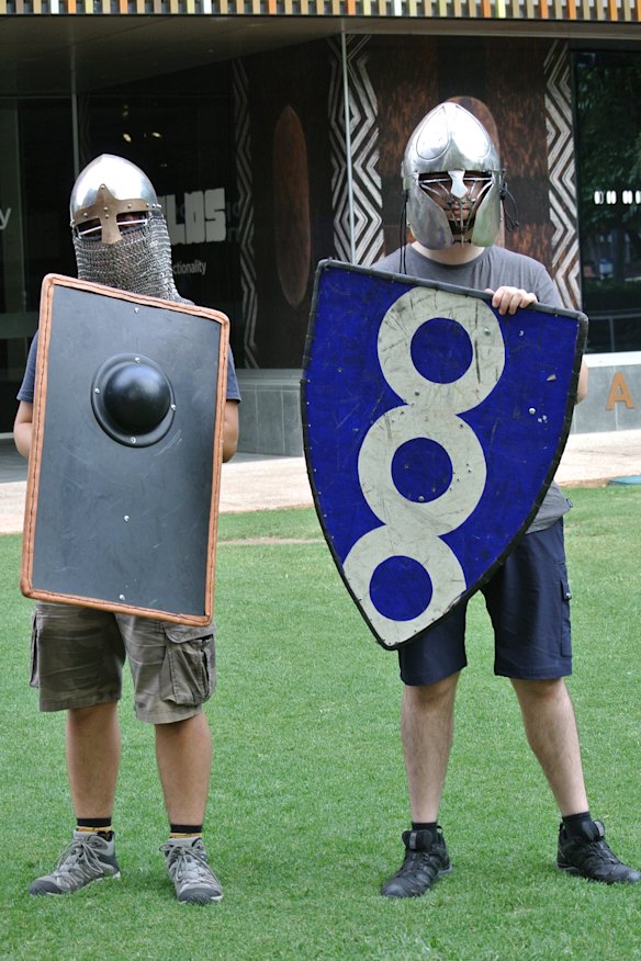 Second-year UQ students Ania (left) and Ethan (right).