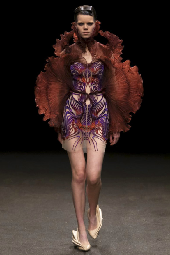An Iris van Herpen dress: its design was inspired by fungi.