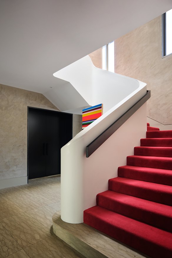 The family compound in Toorak was redesigned by SJB Architects.