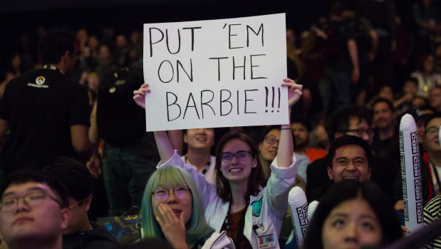 An Australian fan at BlizzCon.