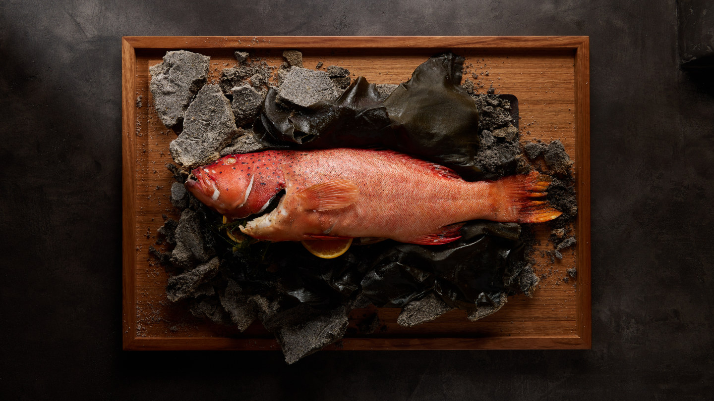 How to cook saltbaked coral trout dish from chef Jake Kellie at new Adelaide restaurant Arkhe