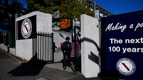 Students at Brisbane State High School were taught the wrong topic for their ancient history external examination, finding out just two days before the test.