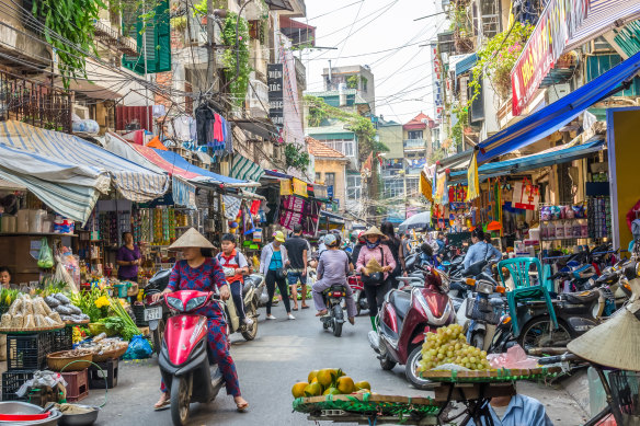 Organised chaos … Hanoi, Vietnam.