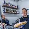 Pascal Huron opened his small French Casse-croûte in Little Collins Street off Coromandel Place about five months ago.