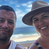 Senator Jess Collins (right) and her husband Ben Collins (left).