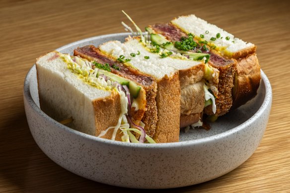 Wagyu katsu sando.