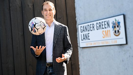 Costa Alexiou is a Melbourne businessman who has bought into a lower-level English football club.