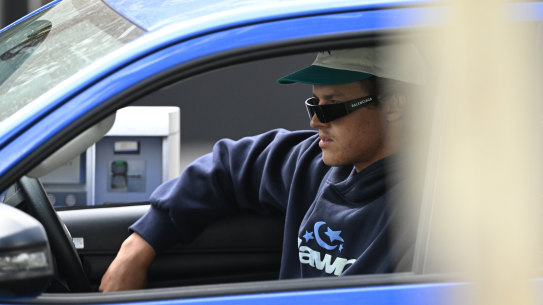 Jack Ginnivan leaves Collingwood training on Monday.