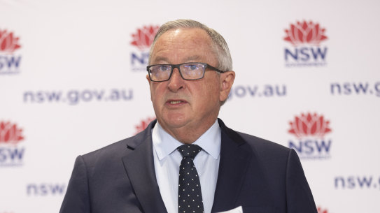 NSW Health Minister Brad Hazzard on Saturday.