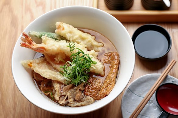 Udon dishes span soups, curries, dipping noodles and more.
