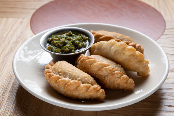 Morena’s beef empanadas. 