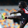 ‘Ready for life beyond football’: Essendon cult figure Anthony McDonald-Tipungwuti retires
