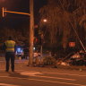 The scene of the Burwood crash last week.