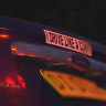 Vulgar bumper sticker on car allegedly involved in fatal crash