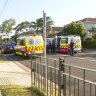 An investigation has commenced after a child was located deceased in a car in Sydney’s inner west. About 5.35pm, 4th February 2025. Credit TNV