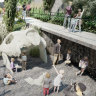 Museum gives a sneak preview of its new dinosaur garden for kids