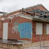 A crumbling building on a Defence site in Melbourne that is slated for sale.