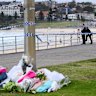 Flowers at the scene of the Bondi massacre, which raises theological questions about evil – and displayed the finest human characteristics in the  actions of those who responded. 