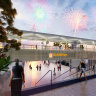 A new station at Exhibition is one of two new above-ground stations being built.