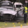 Pedestrian dies after car mounts footpath in Epping