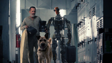Tom Hanks dan teman-teman di Finch.
