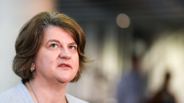 Arlene Foster, leader of the Northern Ireland's Democratic Unionist Party.
