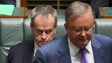 Negative perceptions of Bill Shorten, seen in Parliament with Anthony Alabanese, are cited as a key reason for Labor's loss.