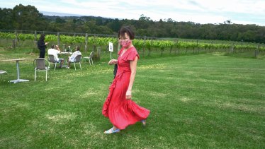 Pheck Miller at the Red Hill Estate on Saturday afternoon.