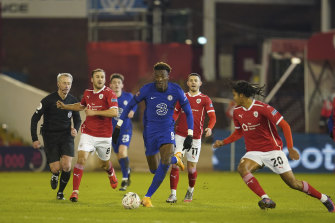 Tammy Abraham did the damage in Chelsea’s 1-0 FA Cup win over Barnsley.