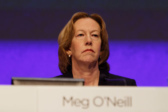 Woodside chief executive Meg O’Neill.