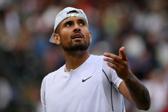 Nick Kyrgios at Wimbledon.