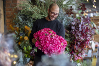 Michael Pavlou’s flower shop is selling out fast despite soaring prices and supply chain issues.